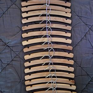 Wooden kids size hangers